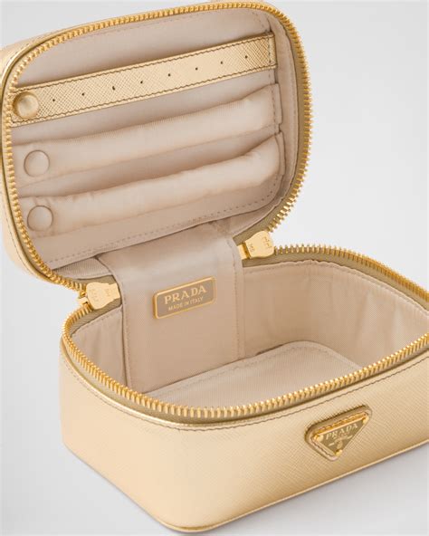 beauty case prada prezzo|Platinum Saffiano Leather Beauty Case .